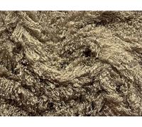 Super Luxury Faux Fur Fabric Material Mongolian Beige 1MTR