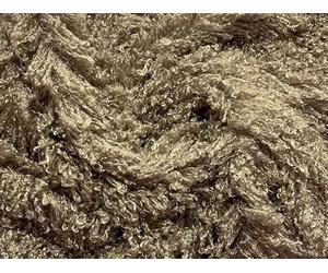 Super Luxury Faux Fur Fabric Material Mongolian Beige 1MTR