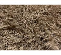 Super Luxury Faux Fur Fabric Material Mongolian Lamb Camel 1MTR