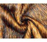 Super Luxury Faux Fur Fabric Material - Superior RED Fox, 1Mtr - 150cm x 100cm