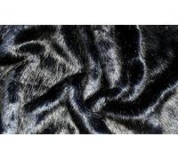 Super Luxury Faux Fur Fabric Material - Swiss Navy, 1Mtr - 150cmx100cm - 60"x39" in