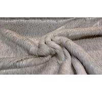 Super Luxury Luxurious Faux Fur Fabric Material Cream Wolf, 1Mtr 150cm x 100cm