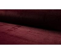Super Luxury Short Plush Faux Fur Fabric Material - Wine, 148cm x 100cm