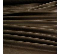 Super Luxury Stretchy Faux Suedette Fabric Material - Brown, 1/8MTR 36cmx50cm