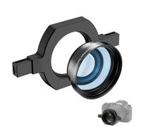 Super Macro Lens with Universal Snap-on Mount for 38mm to 52mm Filter,Snap-on Macro Lens Compatible with Canon EF, Nikon F(DX), Sony Alpha etc+ Lens Optic Pen Cleaner + 1 Micro-Fiber Cloth+EVA Storage