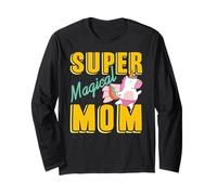 Super Magical Mom Rainbow Unicorn Hero Power Long Sleeve T-Shirt