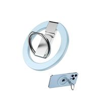 (Super Magnetic Force) Smartphone Ring, Magnetic, Compatible with MagSafe, Bunker Ring, Thin, 360 Degree Rotation, Angle Adjustable, Magnetic Enhanced Metal Ring, Smartphone Drop Prevention,