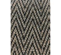 Super Magnum & Magnus Entrance Matting By Remland (Chevron Beige & Black, 9M X 2M)
