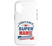 Super Mamie Édition Limitée Cadeau Original pour Grand-mère Case for iPhone 16