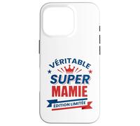 Super Mamie Édition Limitée Cadeau Original pour Grand-mère Case for iPhone 16 Pro