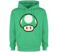 Super Mario 1 - Up Mushroom Hoodie green S