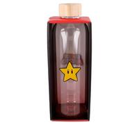 Super Mario 1030 ml Borosilicate Large Glass Bottle - Reusable Water Bottle