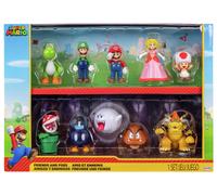 Super Mario Nintendo Figures Set of 10 Friends and Enemies 6.5 cm