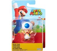 SUPER MARIO 2.5 inch Mini Action Figure - Packaging May Vary (Blue Toad)