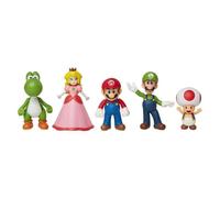 Nintendo Super Mario 6cm Figure 5 Pack Mario & Friends