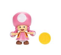 Super Mario 4" Action Figures Toadette with Coin