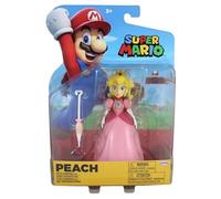 Super Mario 4inch Princess Peach with Umbrella Action Figure