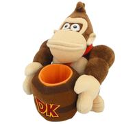 Super Mario 8" Plush Donkey Kong with Barrel