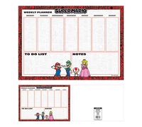 Super Mario Weekly Planner Pad (Core Design) A4 Daily Planner Desk Pad - Official Merchandise