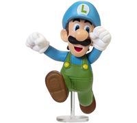 SUPER MARIO Action Figure 2.5 Inch Ice Running Luigi Collectible Toy
