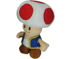 Super Mario All Star Toad Stuffed 8" - Little Buddy Plush