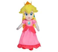 Super Mario Articulated 2.5" 6cm Play & Plush Figure Sets - (30cm 12" Princess Peach Plush)