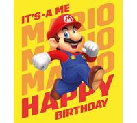 Super Mario Birthday Card, Happy Birthday Card For Him, Her, Neice, Nephew, Son, Daughter, Nostalgic Cute Cartoon Design