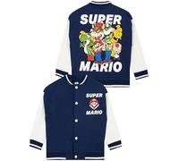 Super Mario Bomber Jacket, Mario, Luigi, Bowser And Yoshi Boys Jacket, Varsity Boys Jackets, Ages 5 To 13 Years