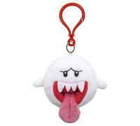 Super Mario Boo Ghost Plush Keyring Keychain Add a fun gaming touch to your keys