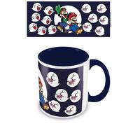 Super Mario (Boos) Blue 11oz/315ml Coloured Inner Mug (Paperback Book)