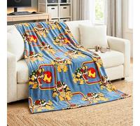 Super Mario Bowser Kids Throw Blanket, 46 in x 60 in, Soft Cozy Decorative Blanket for Couch, Bed, or Gaming Room (Officially Licensed Product) by Franco