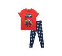 Super Mario Boy's and Luigi Pyjamas in Red | Size: 4-5 Years Super Mario Red 4-5 Years