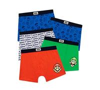 SUPER MARIO Boys Mario Briefs Pack of 5 Underwear for Kids Multicoloured 8-9 Years