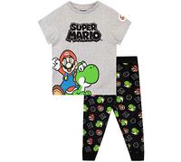 Super Mario Boys Pyjamas Grey 10-11 Years