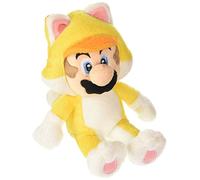 Super Mario Bros 22 cm Official Sanei Mario 3D World Cat Mario Plush Toy
