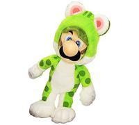 Super Mario Bros 25 cm Official Sanei Mario 3D World Cat Luigi Plush Toy