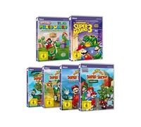 Super Mario - Bros. 3, World & Super Show! Die große Animations Collection - Klassiker Serien des geliebten Videospiels mit ikonischen Charakteren Luigi, Peach und Bowser [12 DVDs]