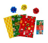 Super Mario Bros. 9-Piece Holiday Wrapping Paper Kit