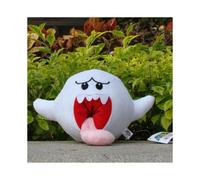 Super Mario Bros Boo Ghost Plush Toy - 15cm White Cute Stuffed Animal Doll, Nintendo Plush Collectible