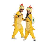 Bowser Kids Official Super Mario Hooded Costume Size 4-6