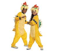 Super Mario Bros Bowser Kids Hooded Costume