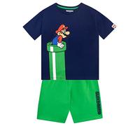SUPER MARIO BROS Boys Mario Top and Shorts Set Daywear for Kids Multicolour 5-6 Years