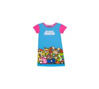 Super Mario Bros Girl's Nightdress | Size: 8-9 Years Super Mario Bros Multicolor 8-9 Years