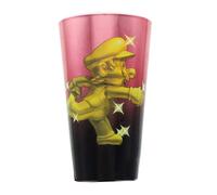 Super Mario Bros. Gold Mario Metal Plated Pint Glass
