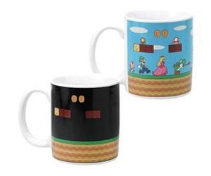 Super Mario Bros Heat Changing Mug 300Ml Ceramic Coffee Cup Official Nintendo Gamer Collectible Gift Paladone