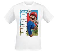 SUPER MARIO Bros It's A Me Mario Fashion T-Shirt (XL) White