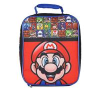 Super Mario Bros Lunch Box Multi Video Game Character Block Design Insulated Lunch Bag Tote