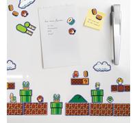 Super Mario Bros. Magnets Set, Create Your Own Levels with 80 Magnetic Characters and Icons, Featuring Mario, Luigi, Mushrooms, Coins, and More, Official Nintendo Product | Paladone