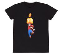 Super Mario Bros. Mario Coin T-Shirt black M