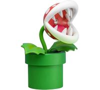 Super Mario Bros Piranha Plant Lamp - Officially Licensed LED Desk Light with Movable Head, Collectible for Any Nintendo, 33cm Tall, USB Powered | Paladone, Red, White and Green